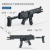 PANLOS BUILDING BLOCK MP5A5 SUBMACHINE GUN 1013PCS - 670014