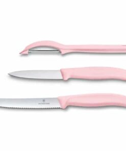 Victorinox V6.7116.31l52 Trend Paring Knife Set W/peeler 3pieces-light Pink