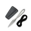 Civivi D-art Neck Knife Silver Bead Blasted - C21001-1