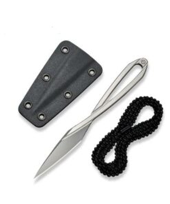 Civivi D-art Neck Knife Silver Bead Blasted - C21001-1