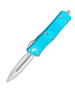 Microtech Troodon D/E Turquoise Handle Standard – 138-10TQ