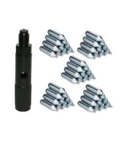 Adaptor 88g To 12g CO2 + 50 12g CO2 Cartridges