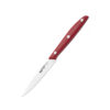 DUE CIGNI 12PCE KITCHEN KNIFE SET RED WITH WENGE WOODEN BLOCK - 2C324