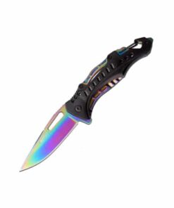 MT-A705G2 705 Version 2 Black Handle With Rainbow Blade