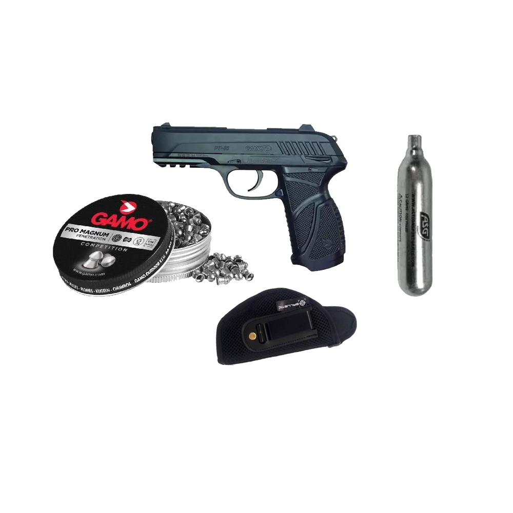 Gamo PT85 Blowback Tactical Kit CO2 Powered Air Pistol
