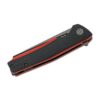 BESTECH BLACK AND RED SLYTHER FLIPPER KNIFE- BG51C