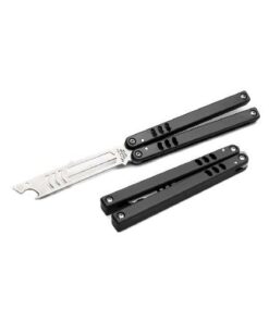 Squid Knives Mako Black Trainer Butterfly Knife