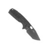 FX-612 Bb Fox/vox Core Tanto Folding Knife Stainless Steel N690CO Top Shield Black Stonewashed Bld