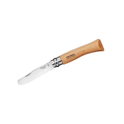 OPINEL NO 7 ROUND ENDED SAFETY KNIFE NATURAL -OP001696