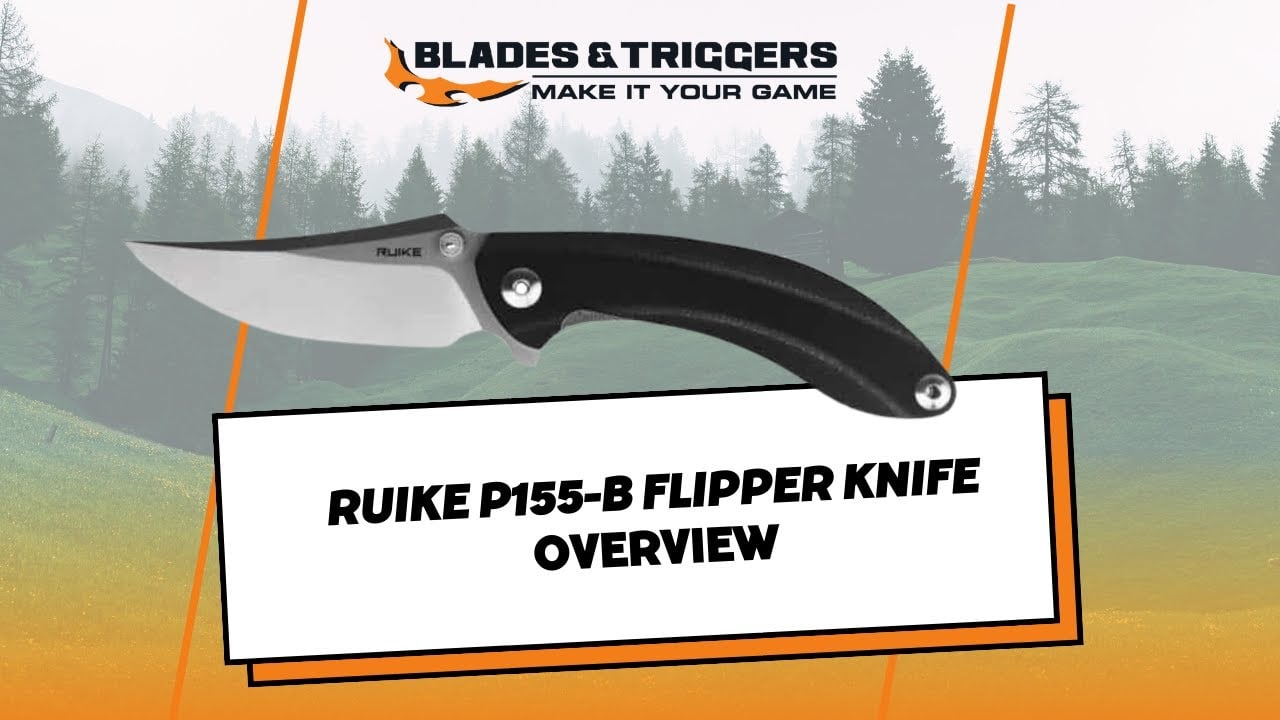 RUIKE P155 B Flipper Knife Overview
