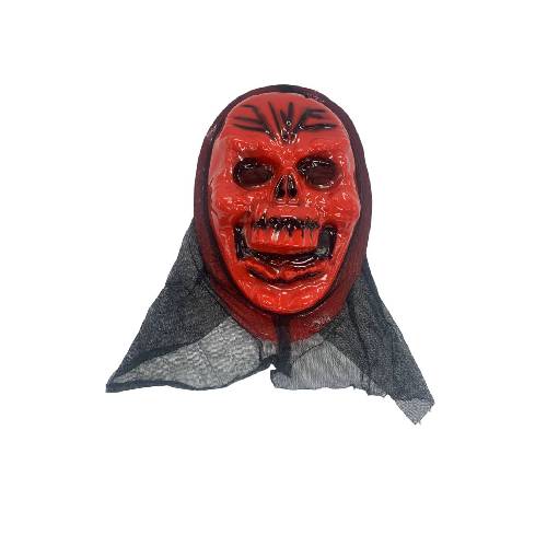 RED SKULL WITH VEIL