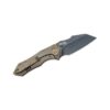 We high fin brown titanium handle blk stonewash WE22005-2