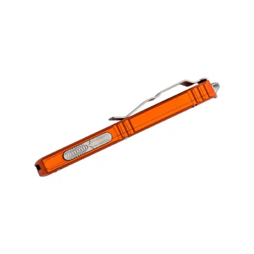 Microtech ultratech d/e orange handle- 122-10OR