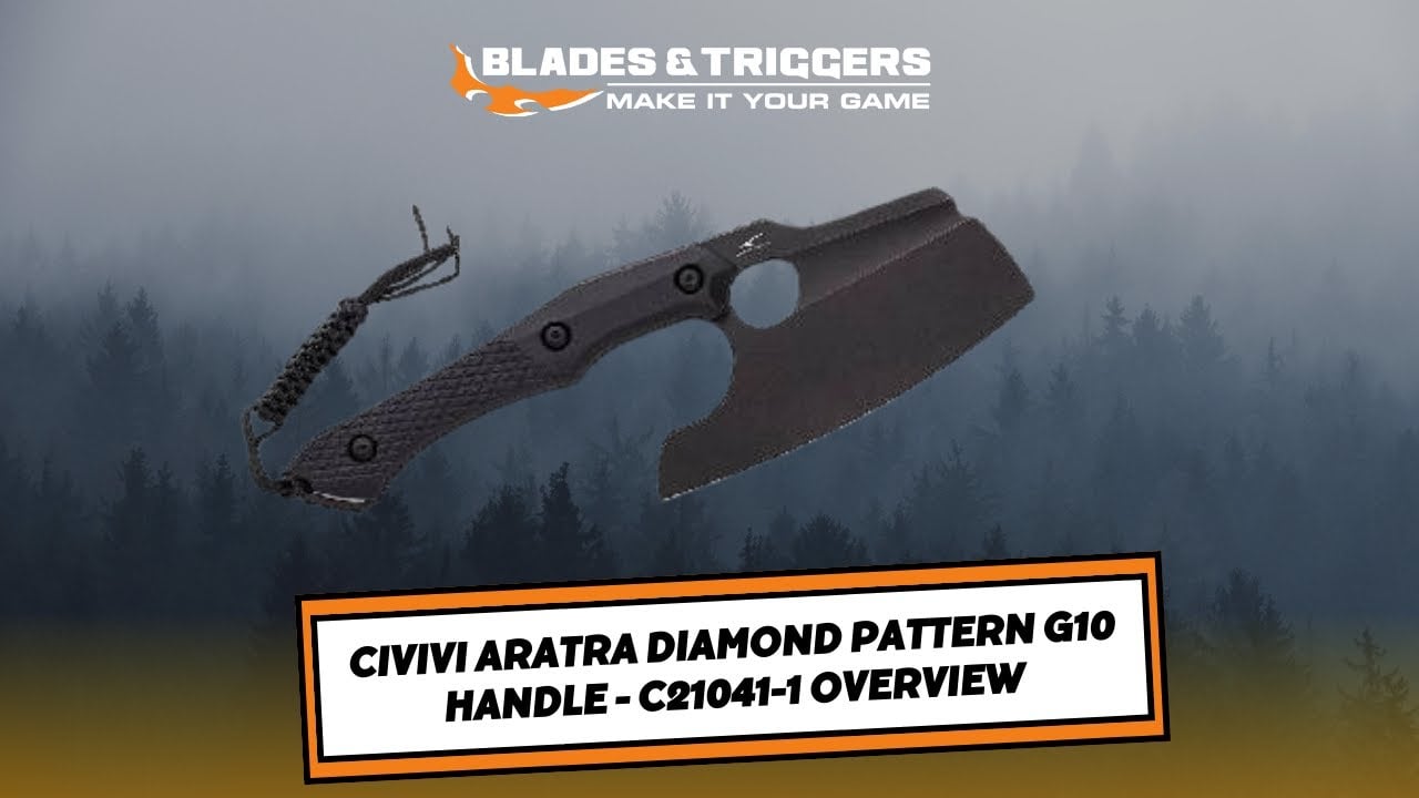 The Perfect Grip of Civivi Aratra Diamond Pattern G10 Handle - C21041-1 Overview