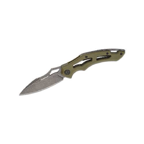 FOX EDGE SPARROW: folding knife, stainless 8Cr13Mov black PTFE stone washed,- FE-033